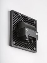 Lumină indirectă Lunca, plastic negru, LED 1W, H85MM (cod 77195) - imagine 9