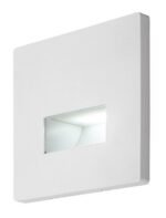 Lumină indirectă Lunca, plastic alb, LED 1W, H85MM (cod 77196) - imagine 3