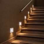Lumină indirectă Lunca, plastic alb, LED 1W, H85MM (cod 77196)