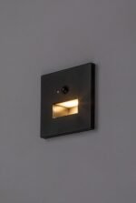 Lumină indirectă Lunca, plastic negru, LED 1W, H85MM (cod 77197) - imagine 5