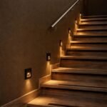 Lumină indirectă Lunca, plastic negru, LED 1W, H85MM (cod 77197)