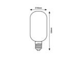 Bec Filament-LED, E27, 4W, 250lm, albă naturală 4000K - imagine 4