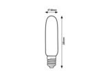 Bec Filament-LED, E27, 5W, 300lm, 3000K, Rabalux - imagine 3