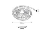 Bandă LED Strip, 5m, 21W, albă naturală 4000K - imagine 15