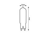 Bec Filament-LED, G9, 4W, 460lm, albă caldă 3000K - imagine 3