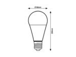 Bec SMD-LED, E27, 9W, 810lm, albă naturală 4000K - imagine 4