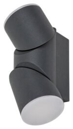 Aplică exterior Belfast, aluminiu antracit, abajur alb, LED 12,9W, Ø65MM, L160MM - imagine 4