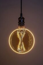 Bec Filament-LED, E27, 4W, 320lm, albă caldă 1800K - imagine 3