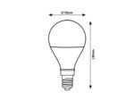 Bec SMD-LED, E27, 22W, 2450lm, albă naturală 4000K - imagine 3