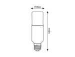Bec SMD-LED, E27, 9W, 806lm, albă naturală 4000K (cod 79134) - imagine 4