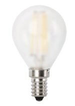 Bec Filament-LED, E14, 4W, 350lm, albă caldă 2700K