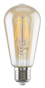Bec Filament-LED, E27, 5W, 600lm, albă caldă 3000K