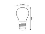 Bec Filament-LED, E27, 6W, 870lm, albă naturală 4000K - imagine 3