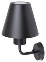 Aplică exterior Favara, metal negru, E27 x1 MAX 14W, L220MM, H365MM - imagine 4