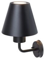 Aplică exterior Favara, metal negru, E27 x1 MAX 14W, L220MM, H365MM - imagine 5
